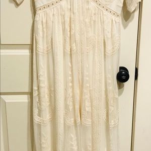 White “PinkBlush” Maternity dress- size Small